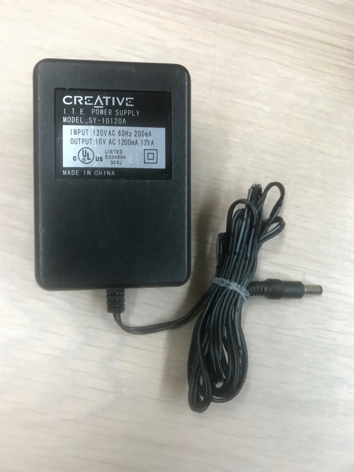 *Brand NEW* 10VAC 1200mA 12VA AC/AC Adapter Creative SY-10120A Power Supply Charger *Brand NEW* 10VAC 1200mA 12VA AC/AC Adapter Creative SY-10120A Power Supply Charger